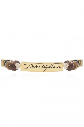 【送料&関税込】Dolce & Gabbana Brass Bracelet DOLCE AND GABBANA CHARM BRACELET WITH CHARMS GOLD TONE